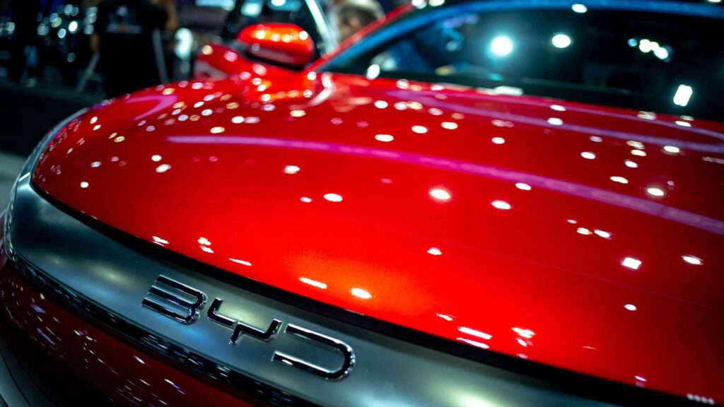 Imagem de divulgação de carro da marca BYD