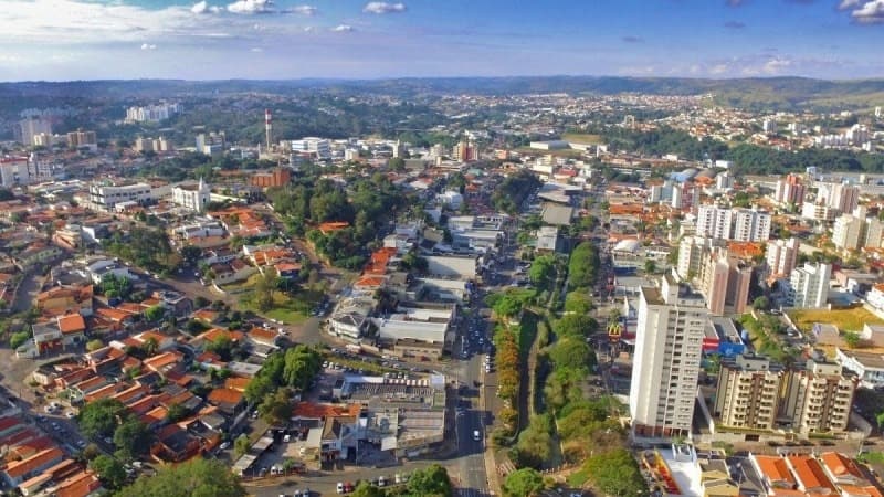 Foto de região populosa da cidade de Valinhos