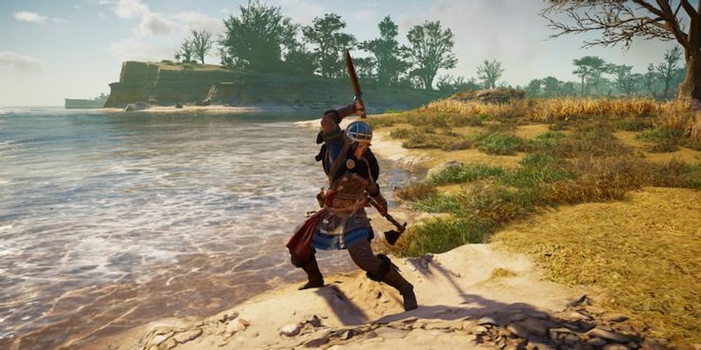 Assassins Creed Valhalla mão dominante adaga