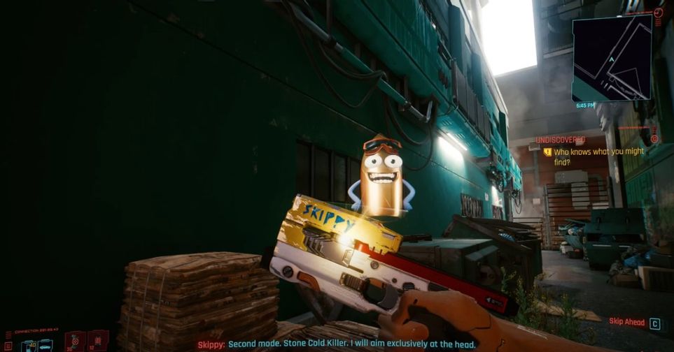 Cyberpunk 2077 Skippy Being Programmed For The First Time