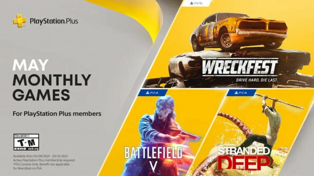 PS PLUS MAIO