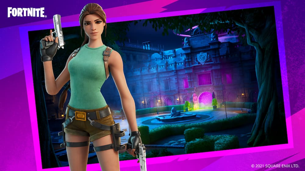 lara croft fortnite