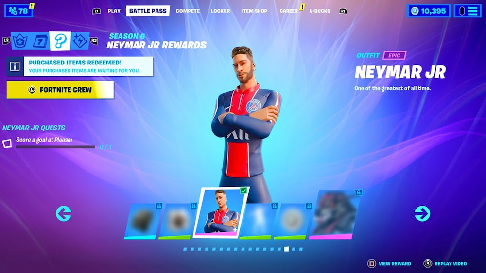 Fortnite Neymar Jr