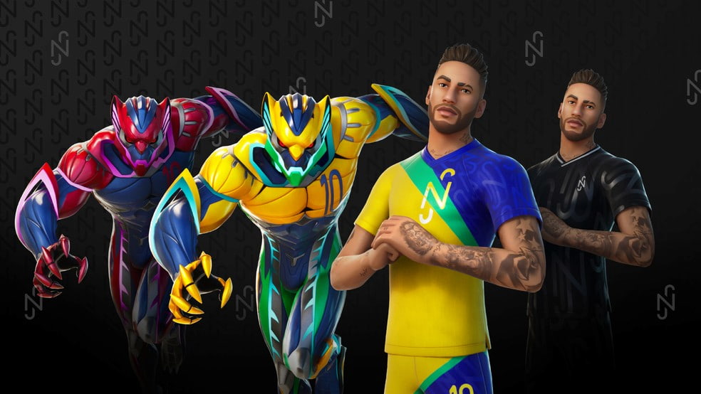 neymar fortnite skin