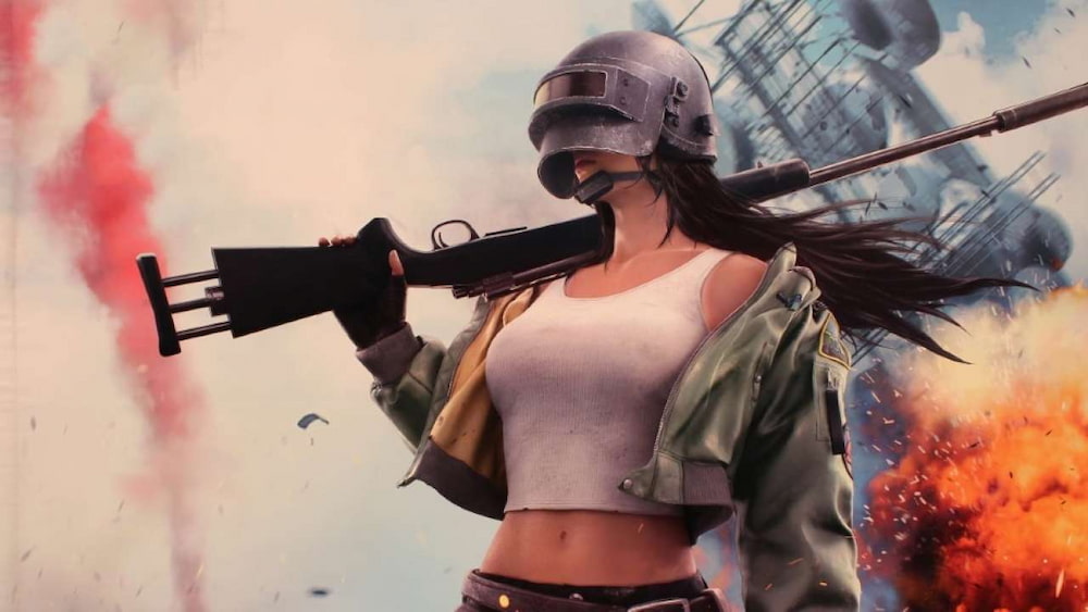 PUBG Helmet Girl