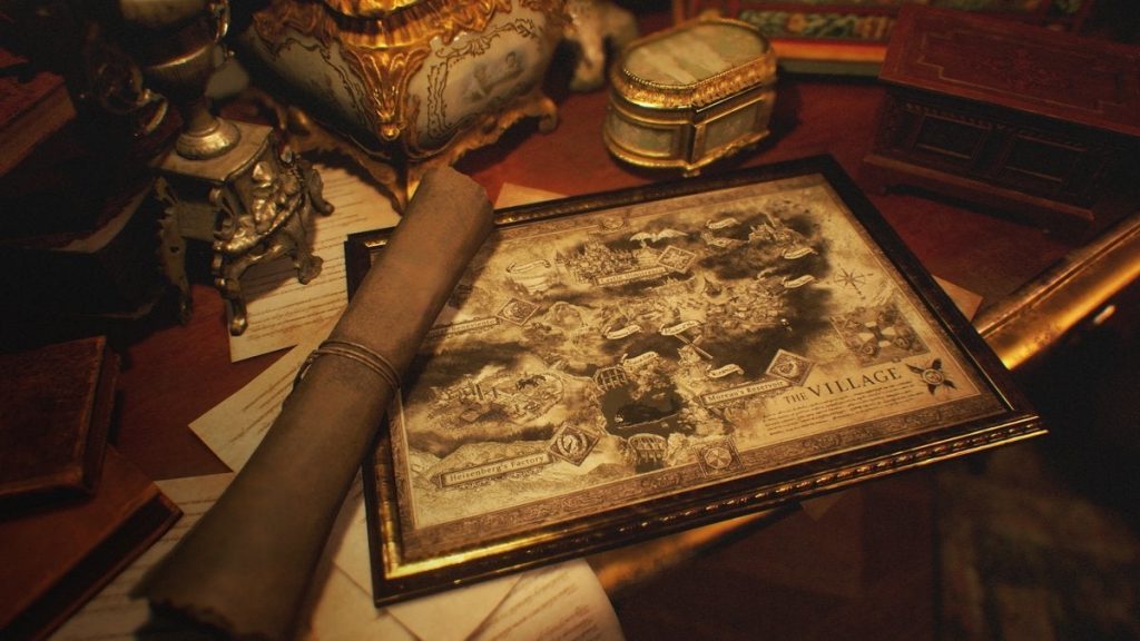 resident evil village map