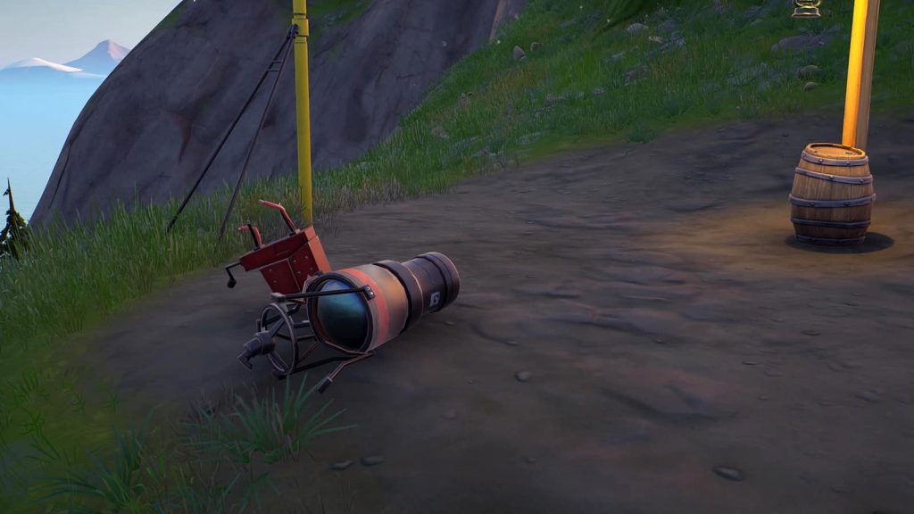 Fortnite Damaged Telescópio Weather Station