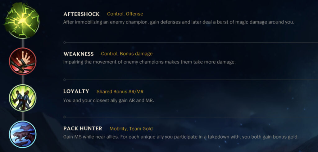 Wild Rift Leona Runas