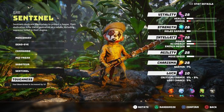 Biomutant Sentinela