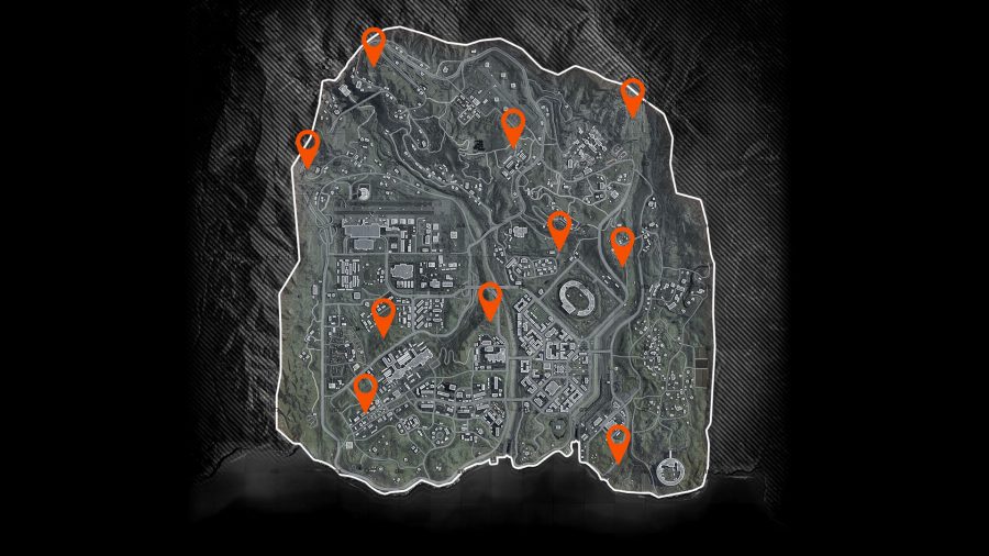 call of duty warzone rambo pow dog tags locais mapa