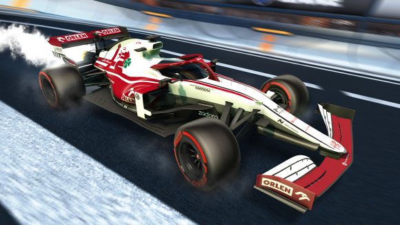 rocket league formula 1 alfa romeo