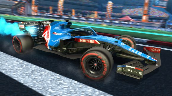 rocket league formula 1 alpine