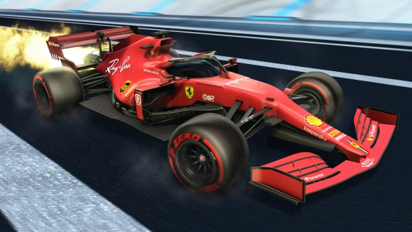 rocket league formula 1 ferrari
