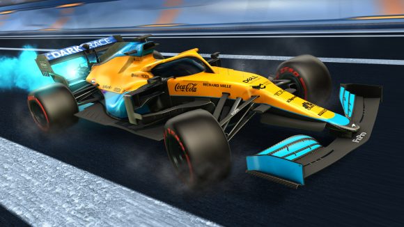 rocket league formula 1 mclaren