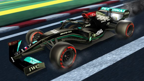 rocket league formula 1 mercedes