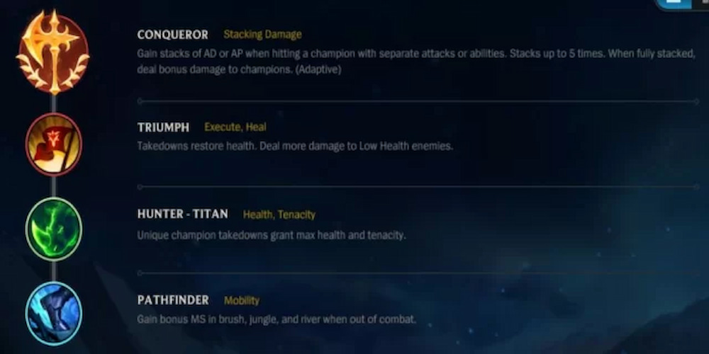 wild rift pantheon runas