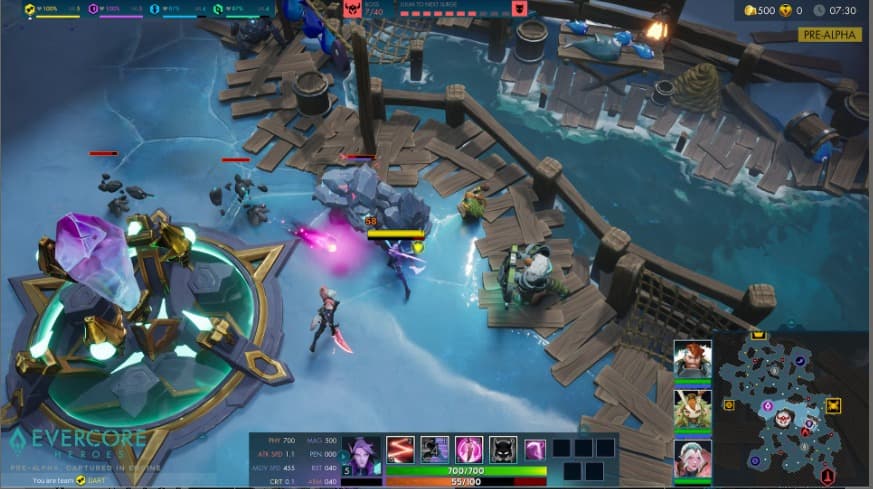 imagem do jogo desenvolvido pelos ex-funcionários da Riot e Blizzard