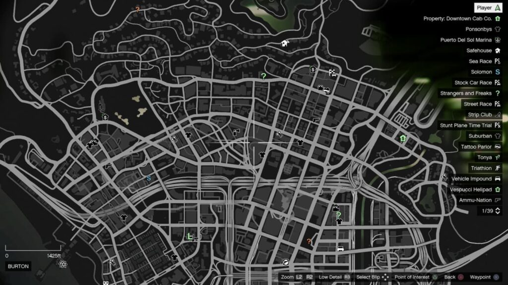 Imagem do mapa de GTA 6