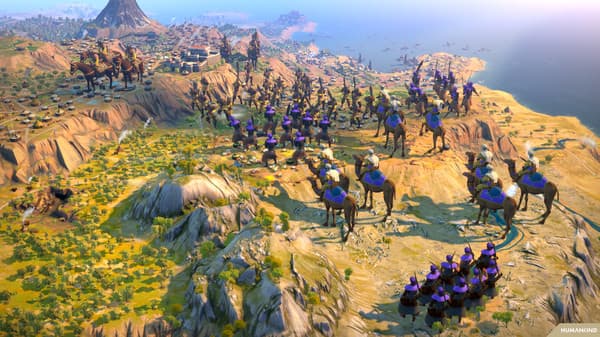 imagem reprodução do jogo de estratégia Humankind que estará disponível na Xbox Game Pass