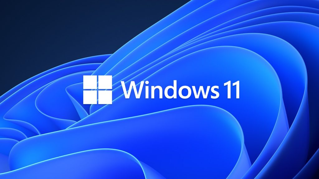 A Imagem mostra a logo do Windows 11