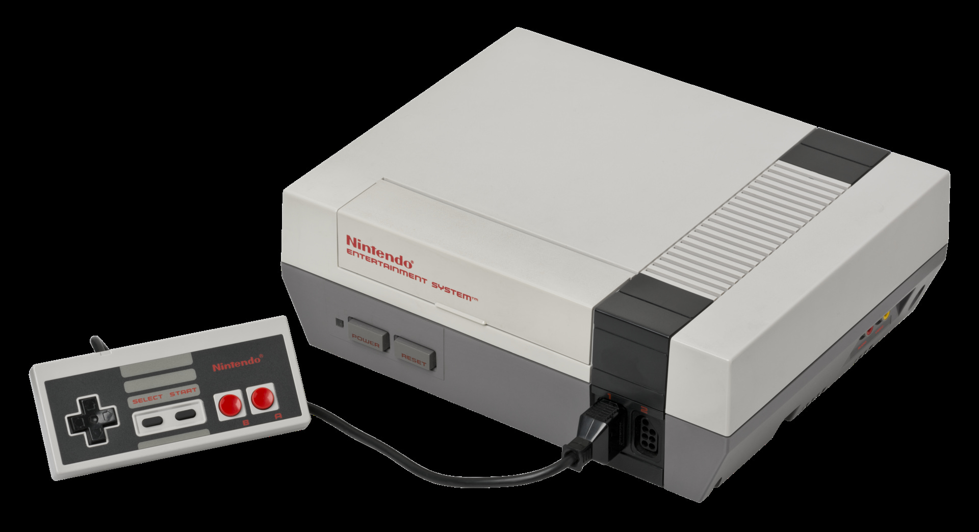 Imagem console NES com controle