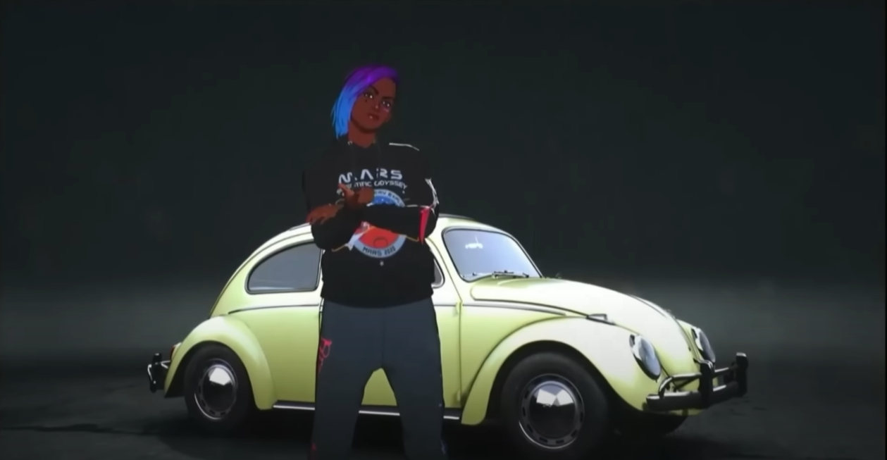 Imagem mostrando vazamento do Fusca em Need for Speed Unbound
