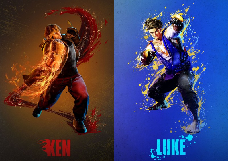 Banner divulgação Luke e Ken Street Fighter 6