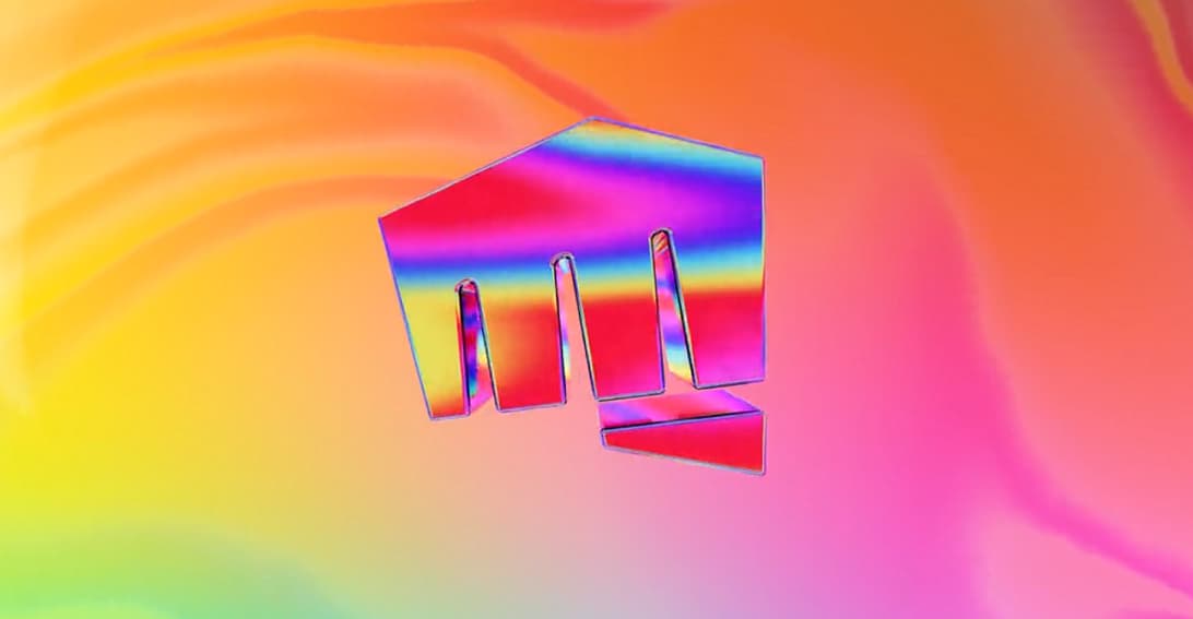 Imagem reprodução do logo da Riot Games para o Desafio Pride 2022 de Valorant