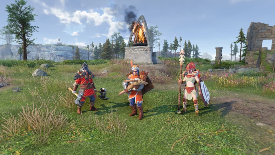 Personagens do novo jogo da Ubisoft, The Setllers: New Allies