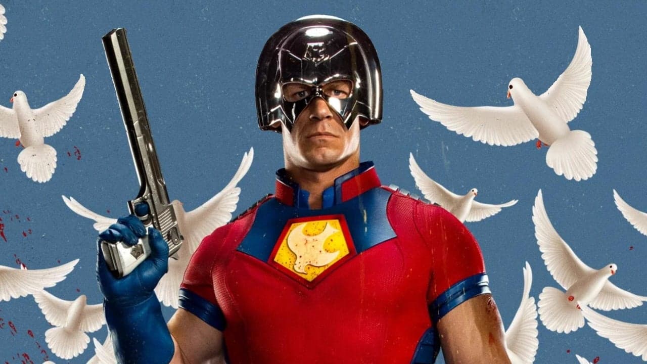John Cena como Peacemaker, a nova série da HBO Max e DC Studios, dirigida por James Gunn.