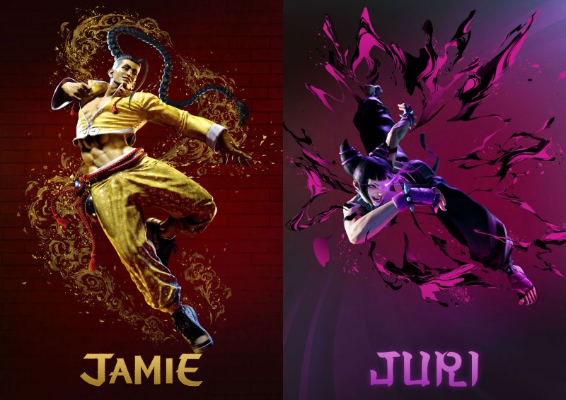 Banner divulgação Jamie e Juri Street Fighter 6