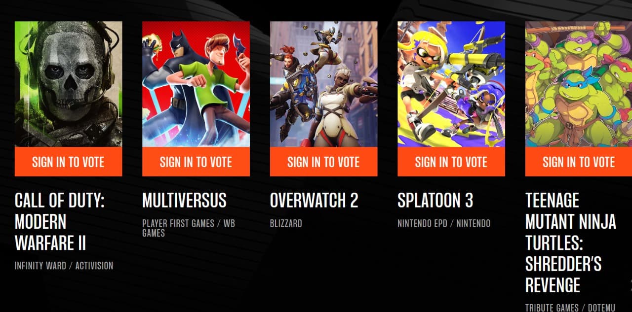Melhores jogos multiplayers indicados ao The Game Awards 2022