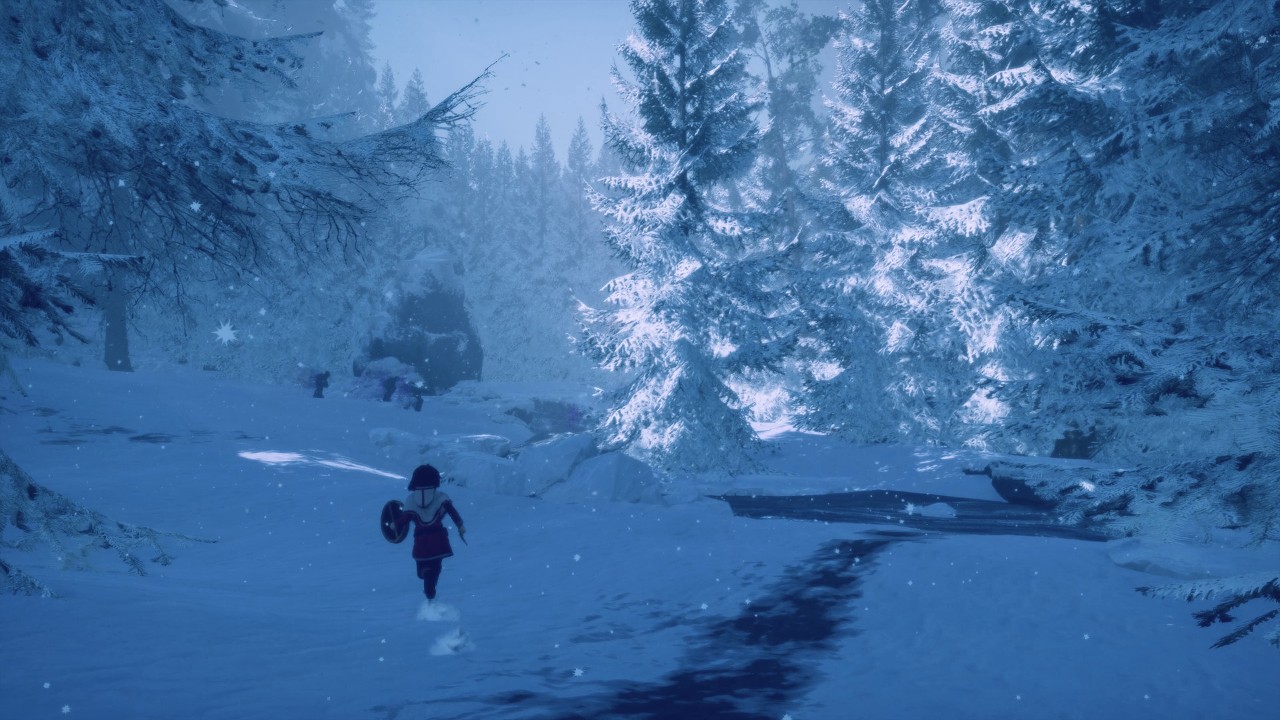Imagem da jogabilidade de Skábma: Snowfall
