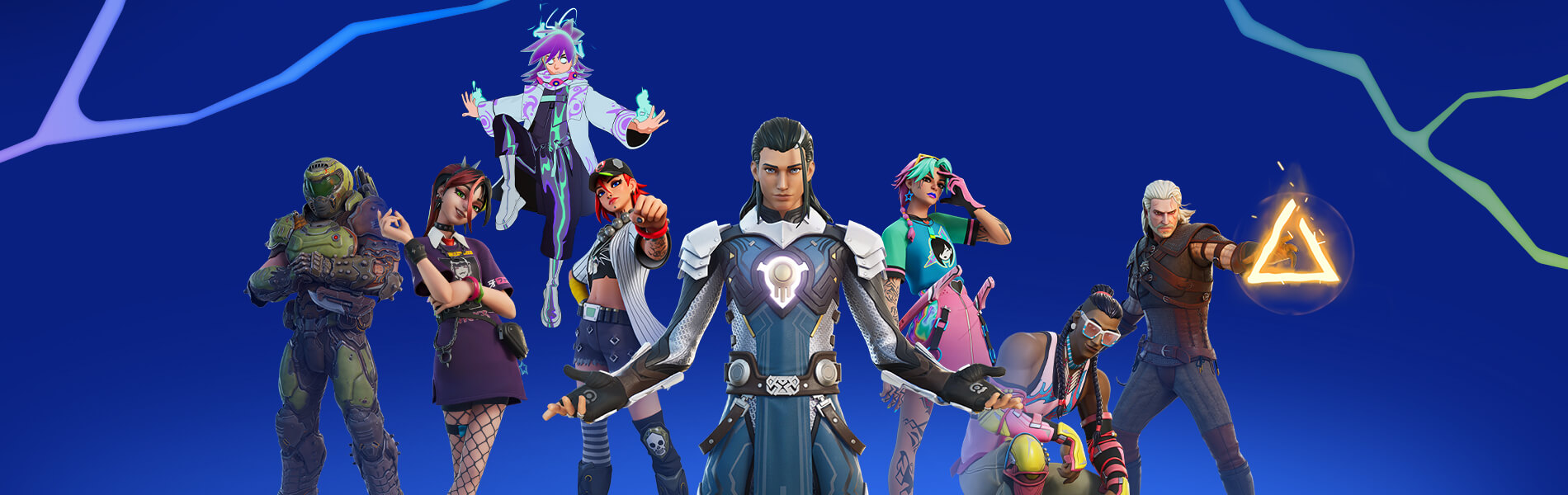 Banner divulgação skins do Passe de Batalha do Capítulo 4 Temporada 1