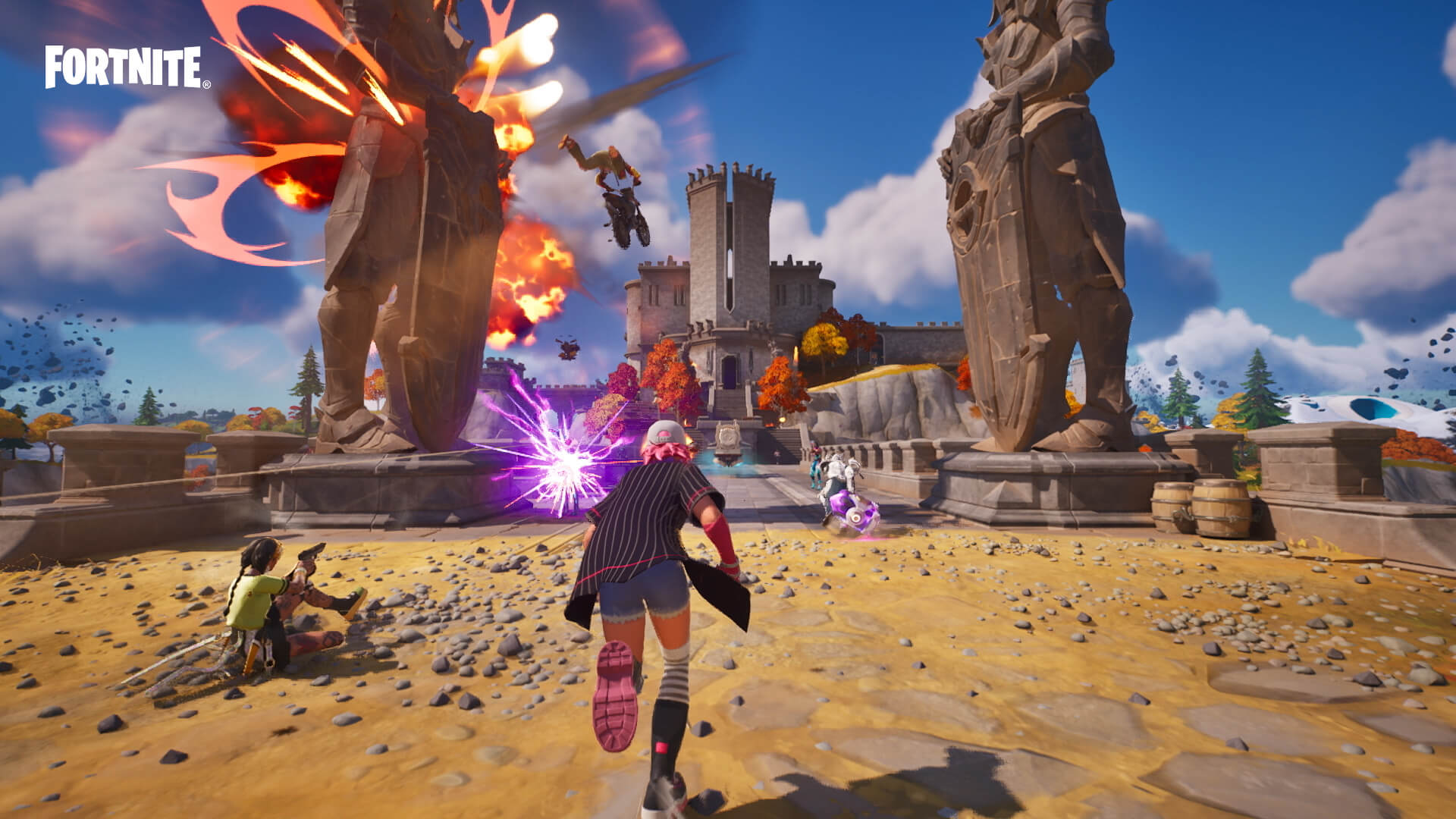 Imagem da Cidadela no novo mapa de Fortnite