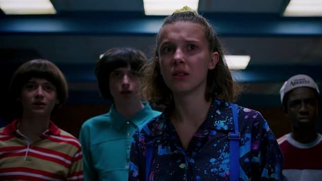 Imagem dos personagens de Stranger Things