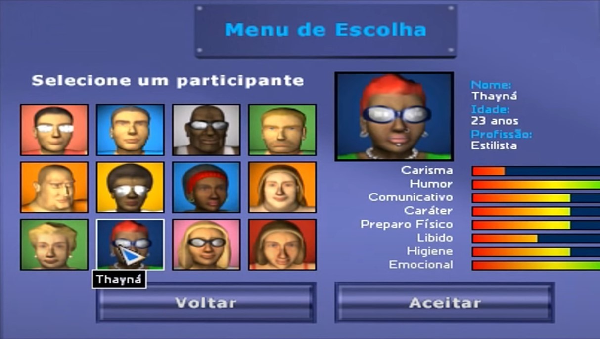 Imagem reprodução Big Brother Brasil.