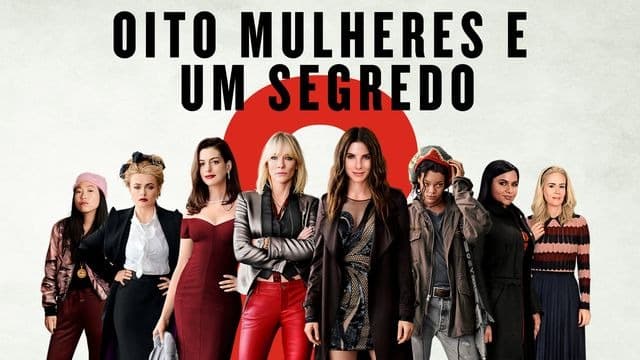 Imagem do filme 8 mulheres e um segredo para o lançamento de prime video. 