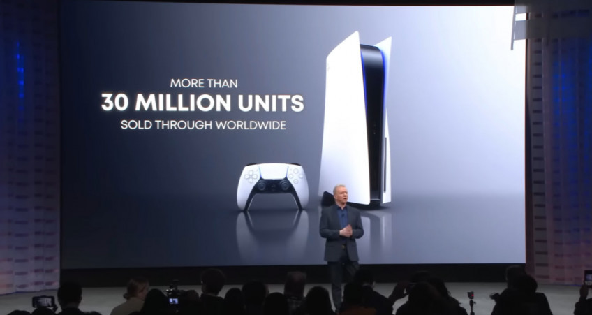 Divulgação das vendas do Playstation 5 durante a CES