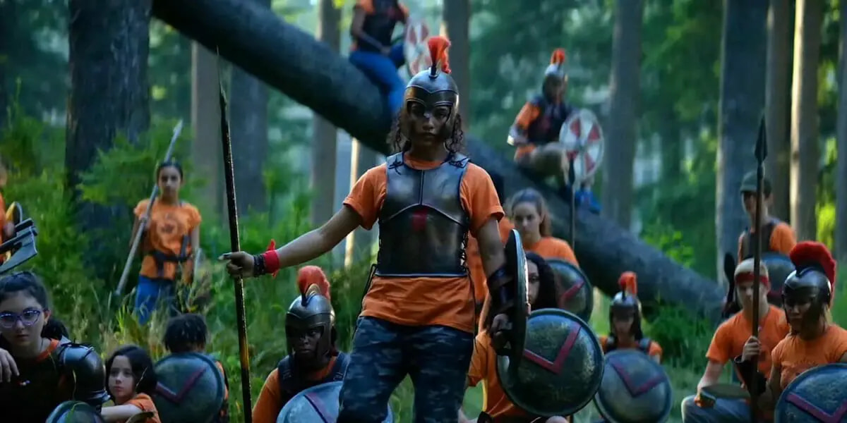 Cena da série de Percy Jackson