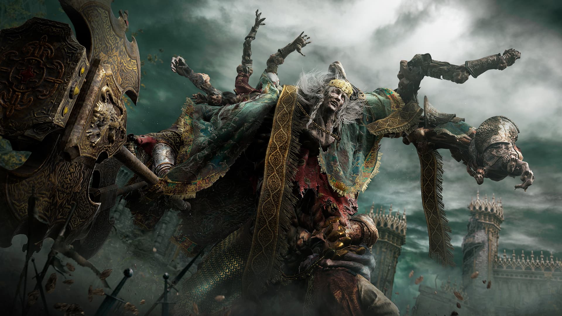 Imagem de inimigo gigante e monstruoso retirada de Elden Ring