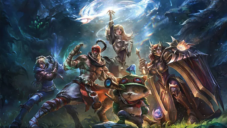 Banner de divulgação League of Legends