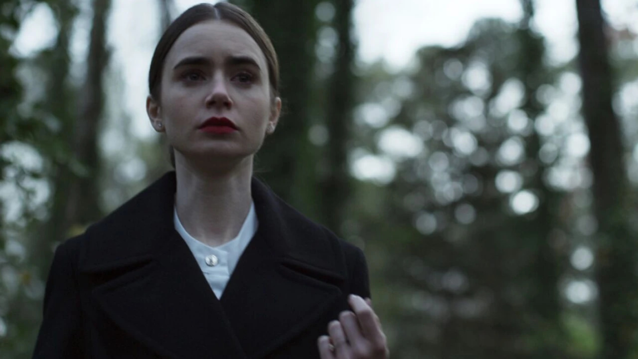 Atriz Lily Collins em Herança