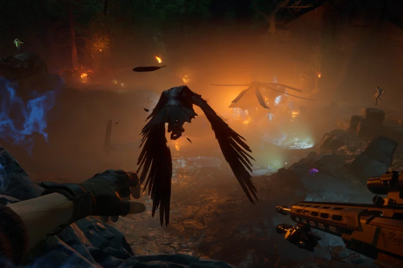 Imagem revelando habilidade de jogador utilizando um corvo