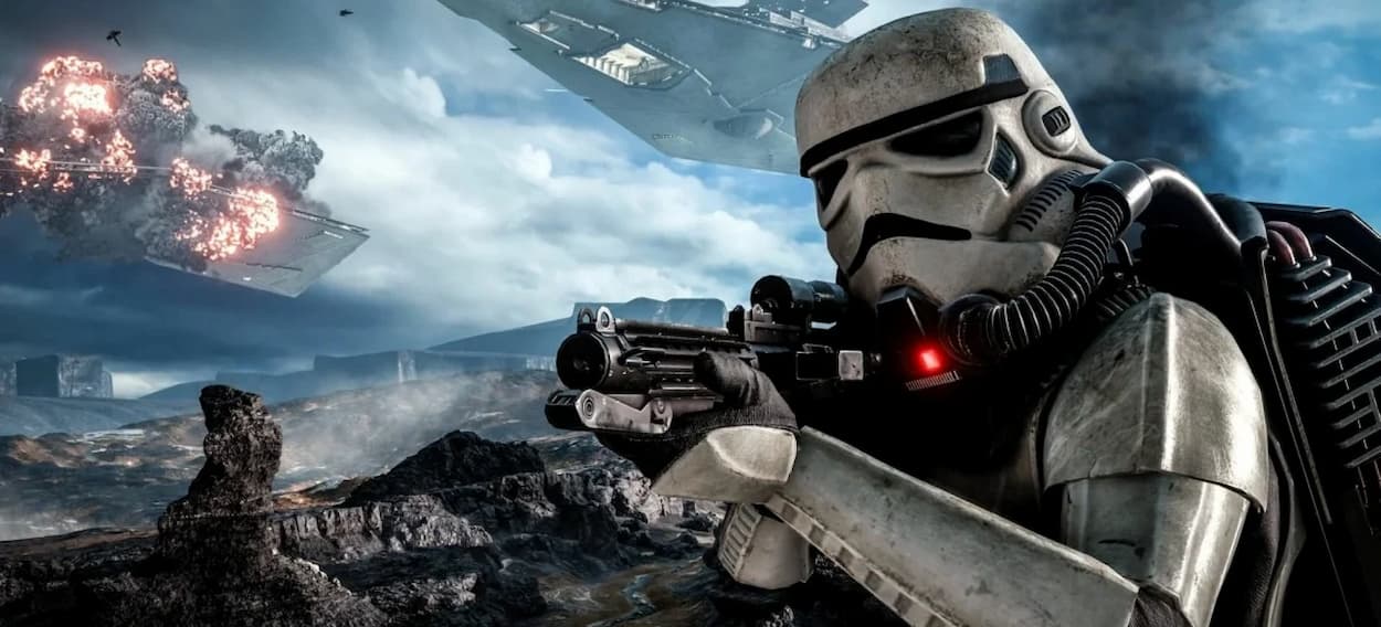 Imagem Stormtrooper apontando a arma