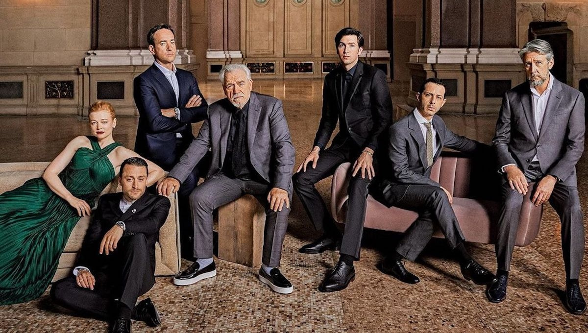 Banner de divulgaçao da família Roys em Succession