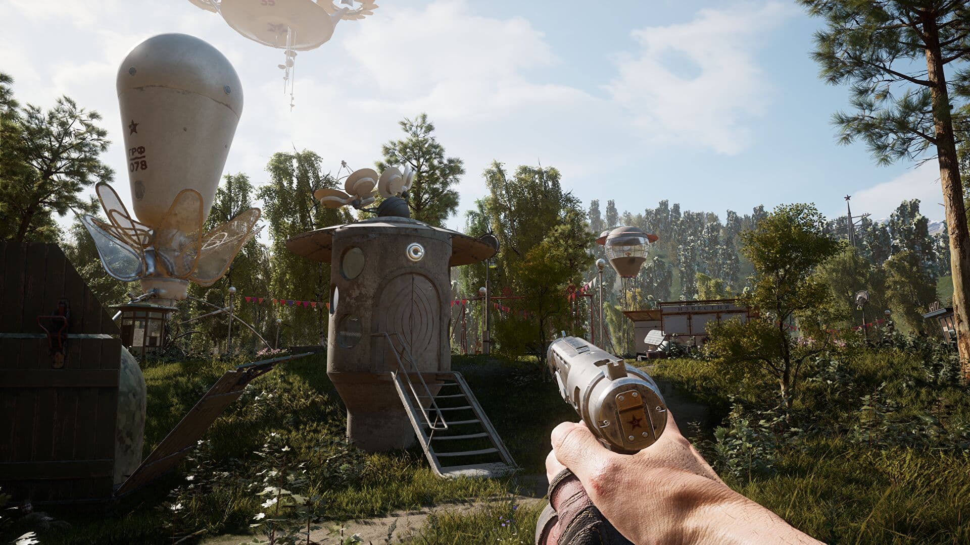Imagens da gameplay de Atomic Heart