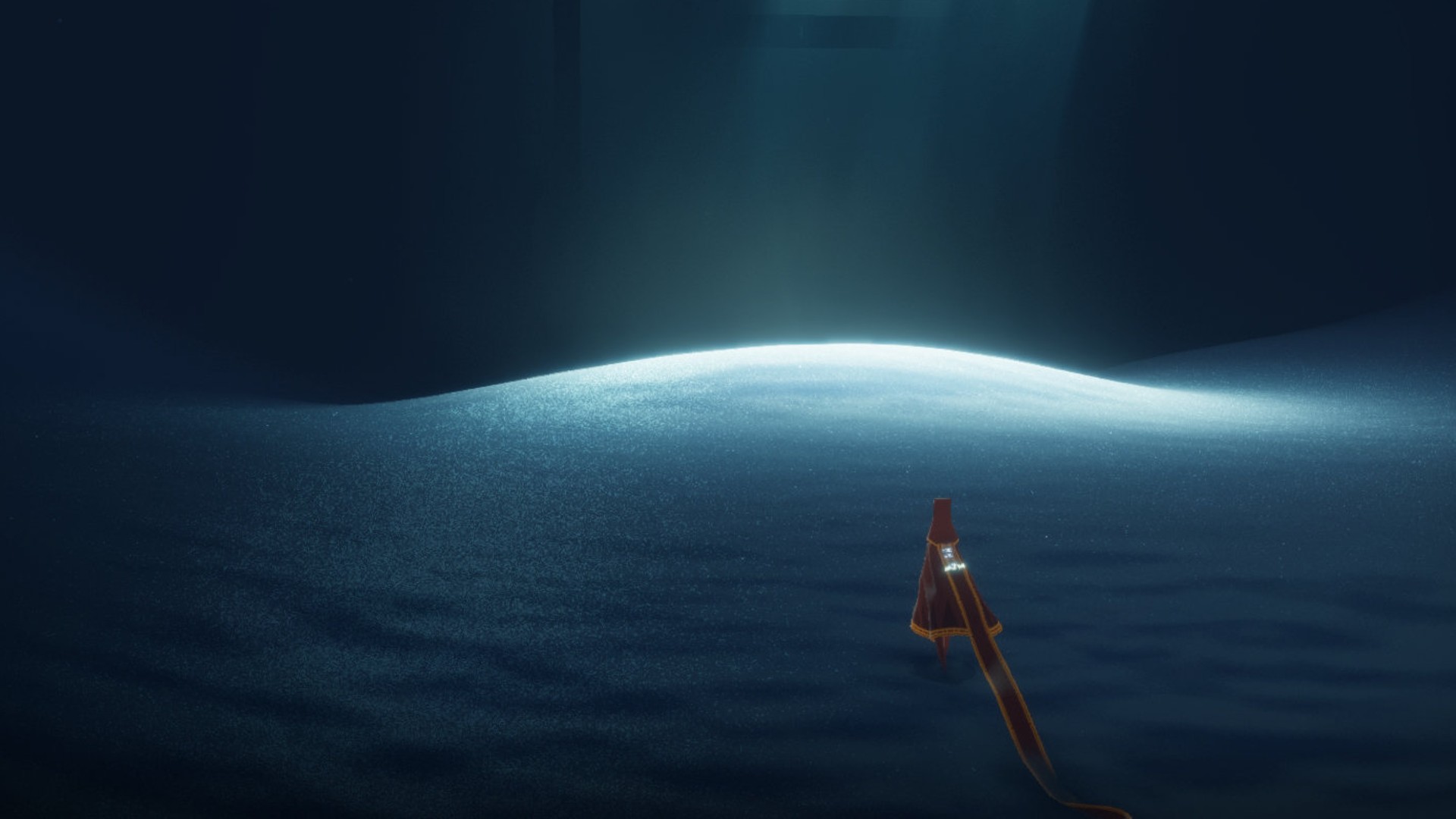 Imagem de gameplay de Journey