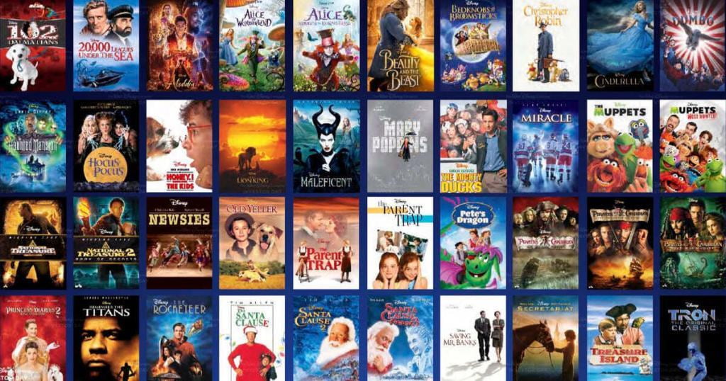 Catalogo da Disney+