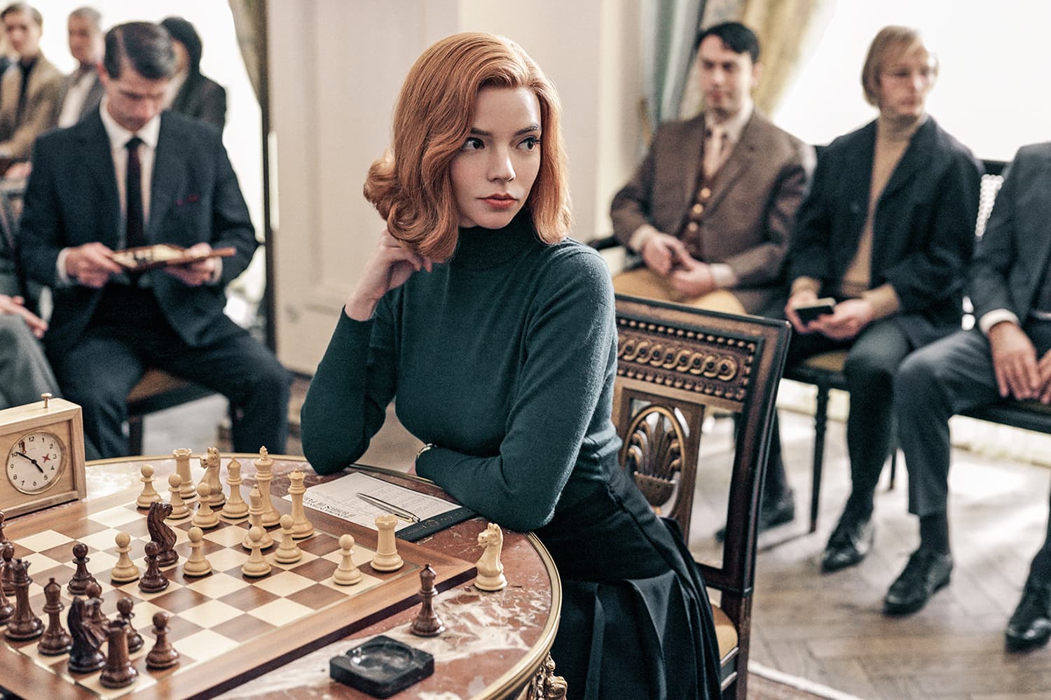 Imagem da série O Gambito da Rainha.